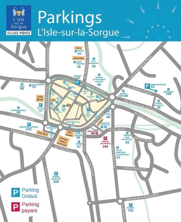 Appartement Terrasse Climatise Calme En Centre-Ville LʼIsle-sur-la-Sorgue Eksteriør billede